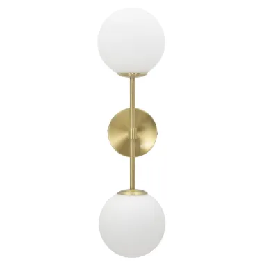 LAMPA ŚCIENNA GLAMY PODWÓJNA 15x21x55 cm